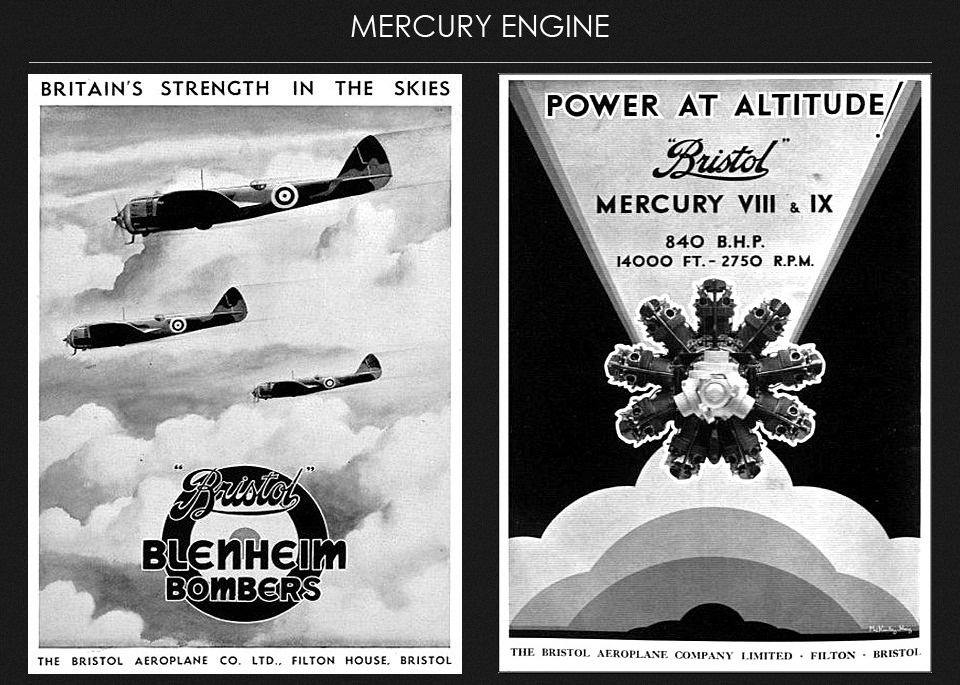 Original Bristol Aeroplane Company Poster