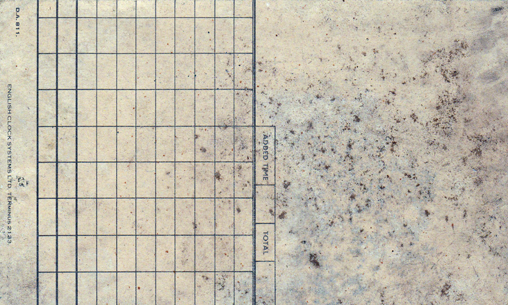 Rover No. 1D - Drakelow - Clocking In Card - Found in 1993 in the Air Ministry Auditors Office in Tunnel 4. 